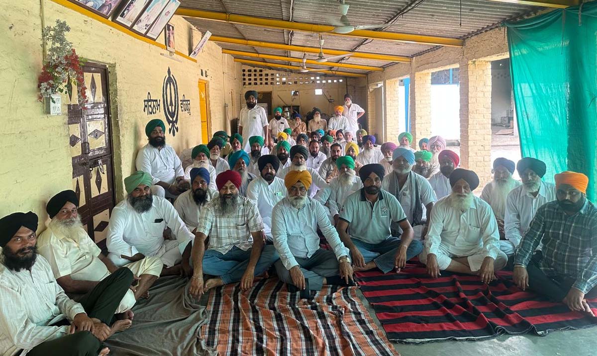 ਭਾਰਤੀ ਕਿਸਾਨ ਯੂਨੀਅਨ ਸਿੱਧੂਪੁਰ ਦੀ ਮੀਟਿੰਗ ਵਿੱਚ ਮਸਲੇ ਵਿਚਾਰੇ